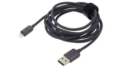 Kabel USB 2.0 Apple Lightning wtyk - USB A wtyk 1,2m czarny CAJY000001