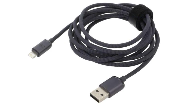 Kabel USB 2.0 Apple Lightning wtyk - USB A wtyk 1,2m czarny CAJY000001