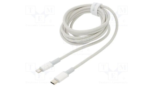 Kabel USB 2.0 Apple Lightning wtyk - USB C wtyk 2m biały 20W CATLGD-A02