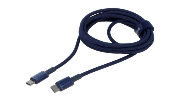 Kabel High Speed, USB 2.0 USB C wtyk z obu stron 2m granatowy P10319800321-04