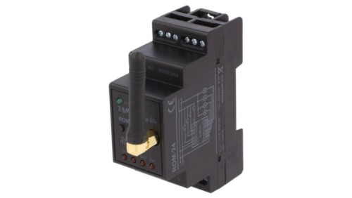 Odbiornik, na szynę DIN, 230VAC, przekaźnik NO x4, IP20, 868,5Hz ROM-24