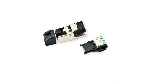 Złącze RJ-45 kat. 6A (klasa EA) T568B do montażu w terenie
