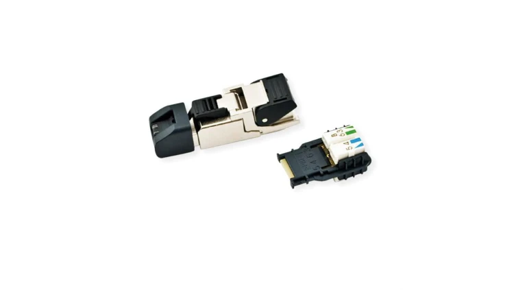 Złącze RJ-45 kat. 6A (klasa EA) T568B do montażu w terenie