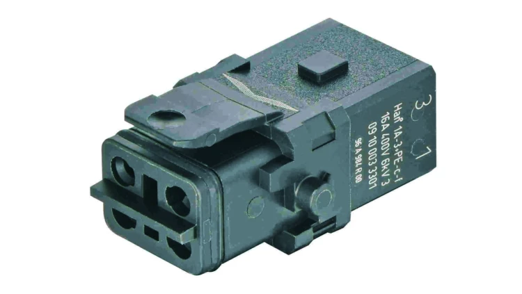 Złącze prostokątne żeńskie 4-PIN 9100033301