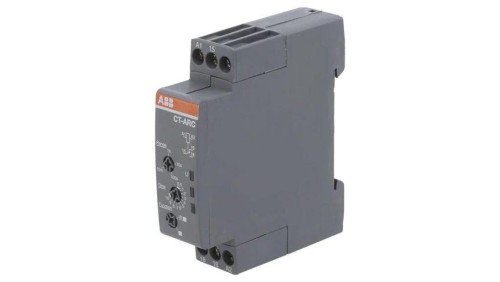 Przekaźnik czasowy 0,05÷10min SPDT 24÷240VAC 24÷48VDC IP20 1SVR508120R0000