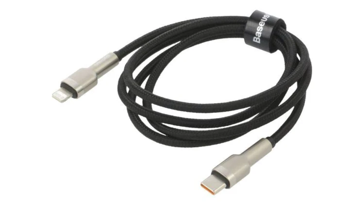 Kabel USB 2.0 Apple Lightning wtyk - USB C wtyk 1m czarny CATLJK-A01
