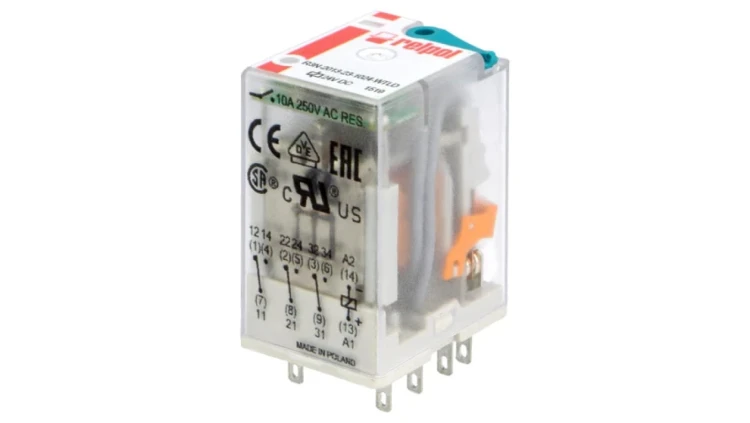 Przekaźnik: elektromagnetyczny 3PDT Ucewki: 24VDC 10A/250VAC R3N-2013-23-1024-WTLD