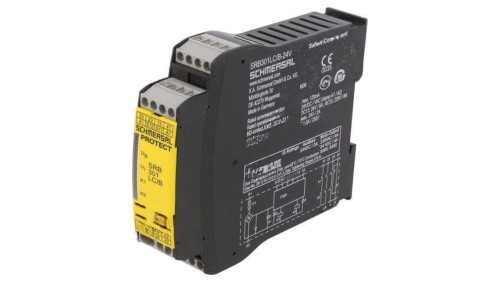 Moduł: przekaźnik bezpieczeństwa 24VAC 24VDC na szynę DIN SRB301LC/B 24V