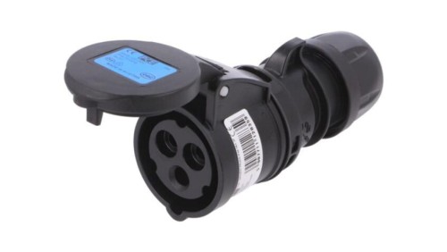 Złącze zasilające AC, wtyk żeński, 16A/230VAC, IP44 213-6X
