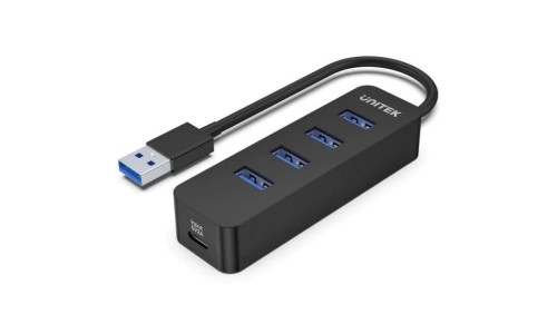 UNITEK HUB USB-A 4X USB-A 3.1, AKTYWNY,10W, H1117A