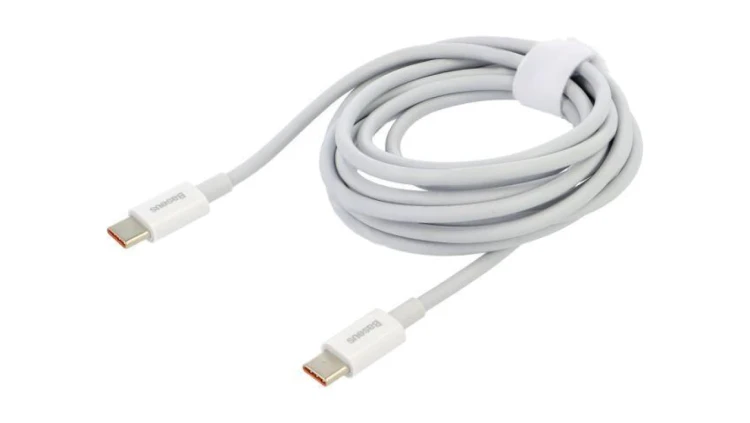 Kabel USB C wtyk z obu stron 2m biały 100W CATYS-C02