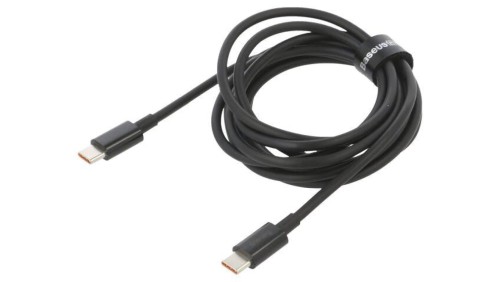 Kabel USB C wtyk z obu stron 2m czarny 100W CATYS-C01