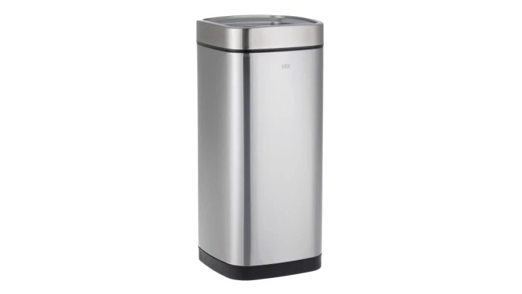 MERIDA KIM102 kosz otwarty 35 l stal matowa – kwadratowy
