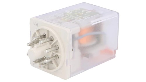 Przekaźnik: elektromagnetyczny DPDT Ucewki: 230VAC 10A/250VAC R15-2012-23-5230-WT