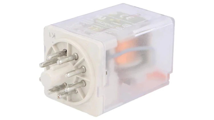 Przekaźnik: elektromagnetyczny DPDT Ucewki: 230VAC 10A/250VAC R15-2012-23-5230-WT