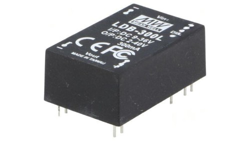 Przetwornica DC/DC 12W 9-36VDC 2-40VDC Iwej 530mA LDB-300L