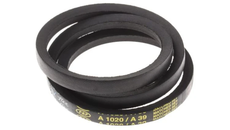 Pas napędowy, profil A, materiał: PET, guma, 13mm x 8mm x 990mm, RS PRO