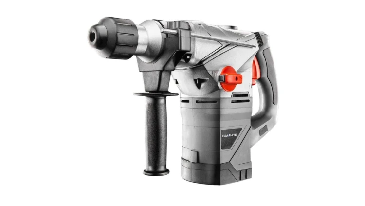 Młot udarowy SDS-Plus 4,5J 230V 1500W w walizce z akcesoriami GRAPHITE