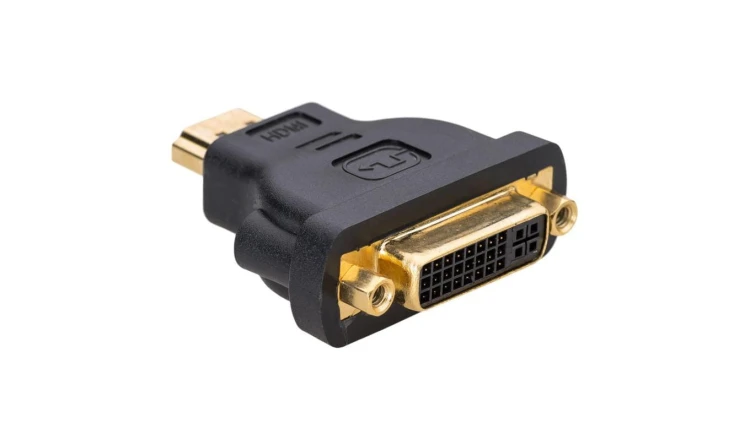 Adapter Akyga AK-AD-02 DVI 24+5 (f) / HDMI (m)