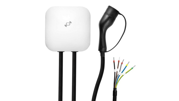Stacja ładowania do samochodów elektrycznych Wallbox Akyga AK-EC-21 Type2 3-fazy 16A 11kW - używana