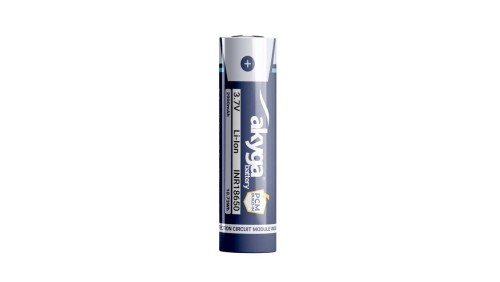 Akumulator litowo-jonowy Akyga AKY2455 INR18650-29M-PCM Li-Ion 3.7V / 2900mAh z zabezpieczeniem