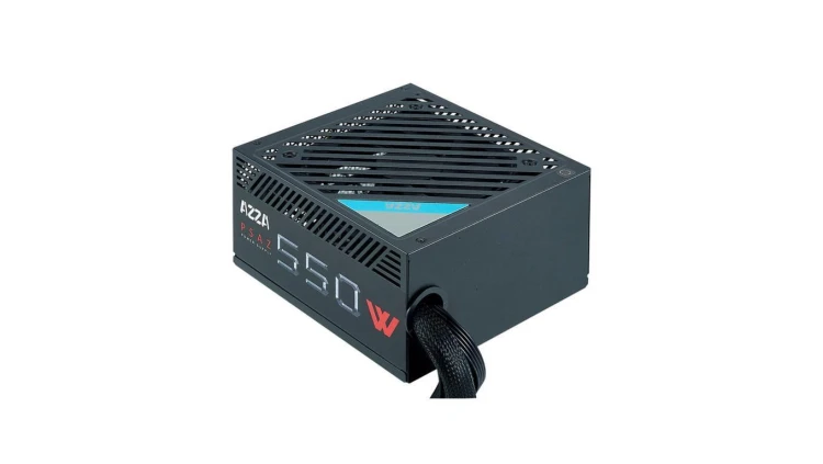 Zasilacz ATX 550W AZZA PSAZ-550W, 3xSATA 1xPCI-Ex, 1xEPS, 80+ bronze FAN12cm RoHS