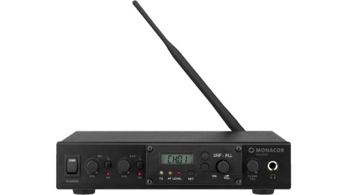 Profesjonalny 16-kanałowy system transmisji sygnału audio z syntezą PLL, mono, 863-865MHz, z akcesoriami PLL TXA-800ST