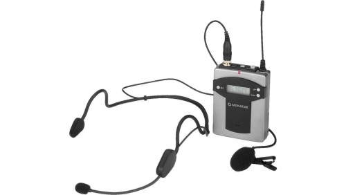 Wieloczęstotliwościowy nadajnik kieszonkowy z mikrofonami w technologii UHF PLL TXA-800HSE