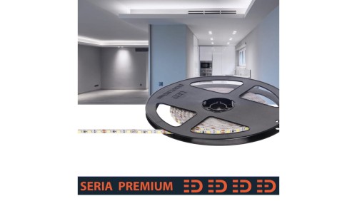 Taśma Premium 12V Slim 4mm 120led 6500K 1000lm SMD2835 (100) PL3Y