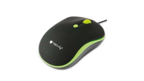 Myszka Optyczna 800/1200/1600 dpi USB Czarno-Zielona
