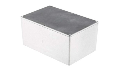 Obudowa ekranowana Srebrny IP66 Neopren, 222.2 x 146 x 106.5mm, RS PRO