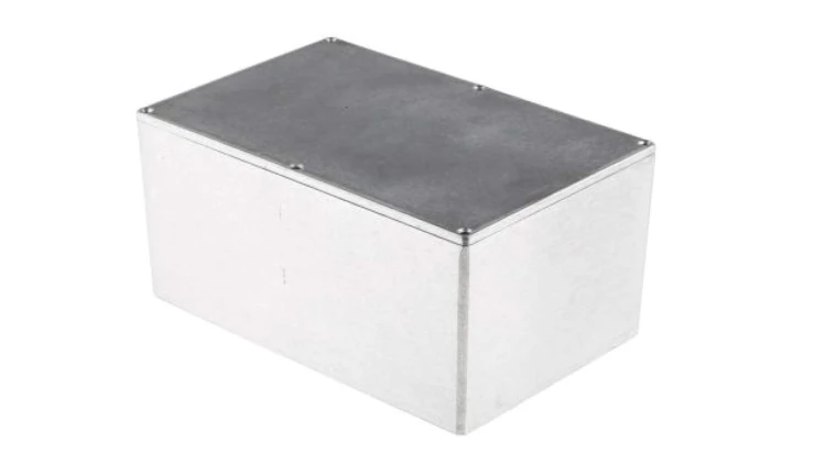 Obudowa ekranowana Srebrny IP66 Neopren, 222.2 x 146 x 106.5mm, RS PRO