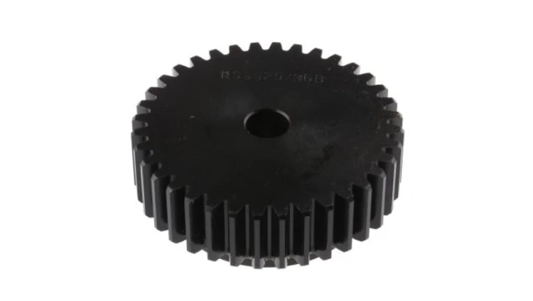 Koło zębate walcowe, moduł: 2, l.zębów: 36, śr. piasty: 55mm, śr. otworu: 12mm, Stal