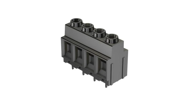 Listwa zaciskowa do druku kątowe 90 10,16mm tory: 3 na PCB 14020325402000