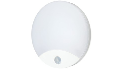 Lampa Natynkowa Plafon LED Kinkiet z Czujnikiem Ruchu i Zmierzchu 10W Barwa Neutralna 4000K IP44 ORBIS Kobi