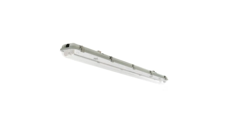 Oprawa IP65 Loyal Lighting dla 2xtuba LED 120cm, AC230V, zas.jednstr, transp.