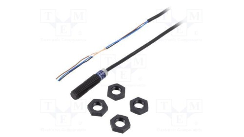 Czujnik indukcyjny, Output: PNP / NO, 0÷2,5mm, 10÷36VDC, M8, 2m, Szczelność: IP67 XS4P08PA340