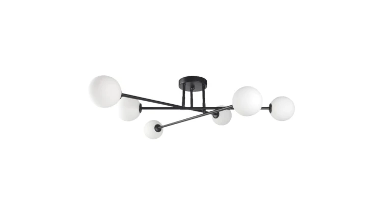 PLAFON DORADO 6 CZARNY LP-002/6C BK LIGHT PRESTIGE