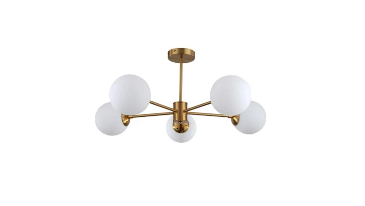 Lampa wisząca Roma 5 złota LP-1345/5P GD Light Prestige