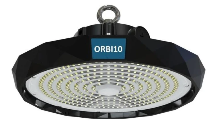 High Bay ORBI10 120W 160W 200W 200lm/w CRI80 4500K 90stopni DIP-SWITCH IP65 DALI 5 lat gwarancji