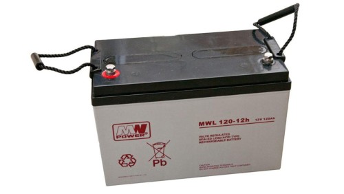 Akumulator 120Ah 12V AGM 330*173*220 (T60) 10-12lat żywotność MWL 120-12h MW Power
