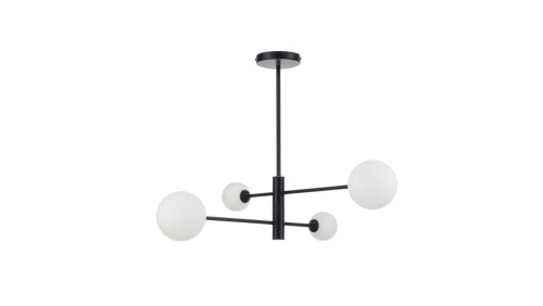 Lampa wisząca czarna DORADO 4 LP-002/4P BK Light Prestige