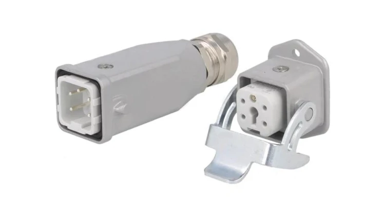 C146-10E0049244 Złącze HDC męski + żeński C146 5PIN 4+PE rozmiar A3 M20