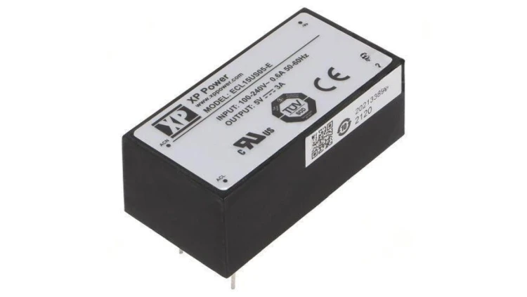 Przetwornica AC/DC 15W 85-264VAC,120-370VDC / 5VDC ECL15US05-E