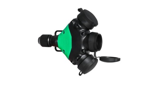 Rozgałęźnik gumowy 3x230V SCHUKO 16A IP44