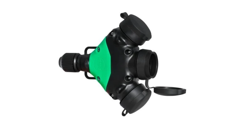 Rozgałęźnik gumowy 3x230V SCHUKO 16A IP44