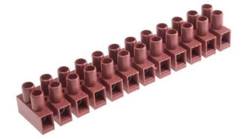 1.5mm² Złącze wtykowe do druku Ciemnobrązowy 12-żyłowe, Śruba, 450 V Montaż na kablu Tak