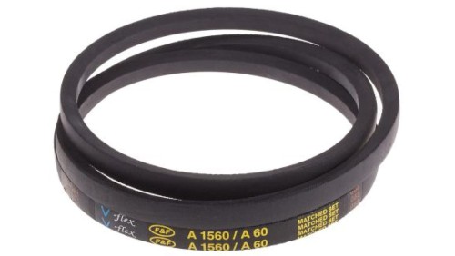 Pas napędowy, profil A, materiał: PET, guma, 13mm x 8mm x 1.52m, RS PRO