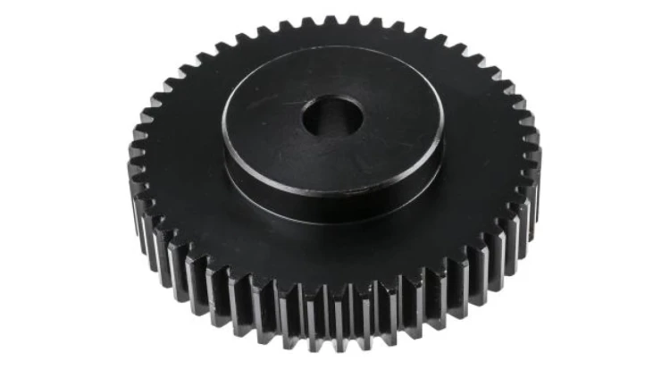 Koło zębate walcowe, moduł: 2, l.zębów: 50, śr. piasty: 55mm, śr. otworu: 15mm, Stal