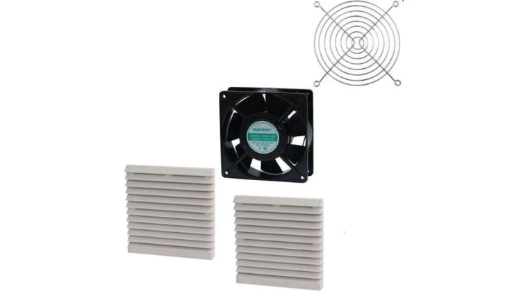 Zestaw wentylacyjny WMZL312038B-AC230C 230V AC 120x120x38mm ( 2x ZL-803,1x PD12038B-AC230C, 1x LZ38-120 )